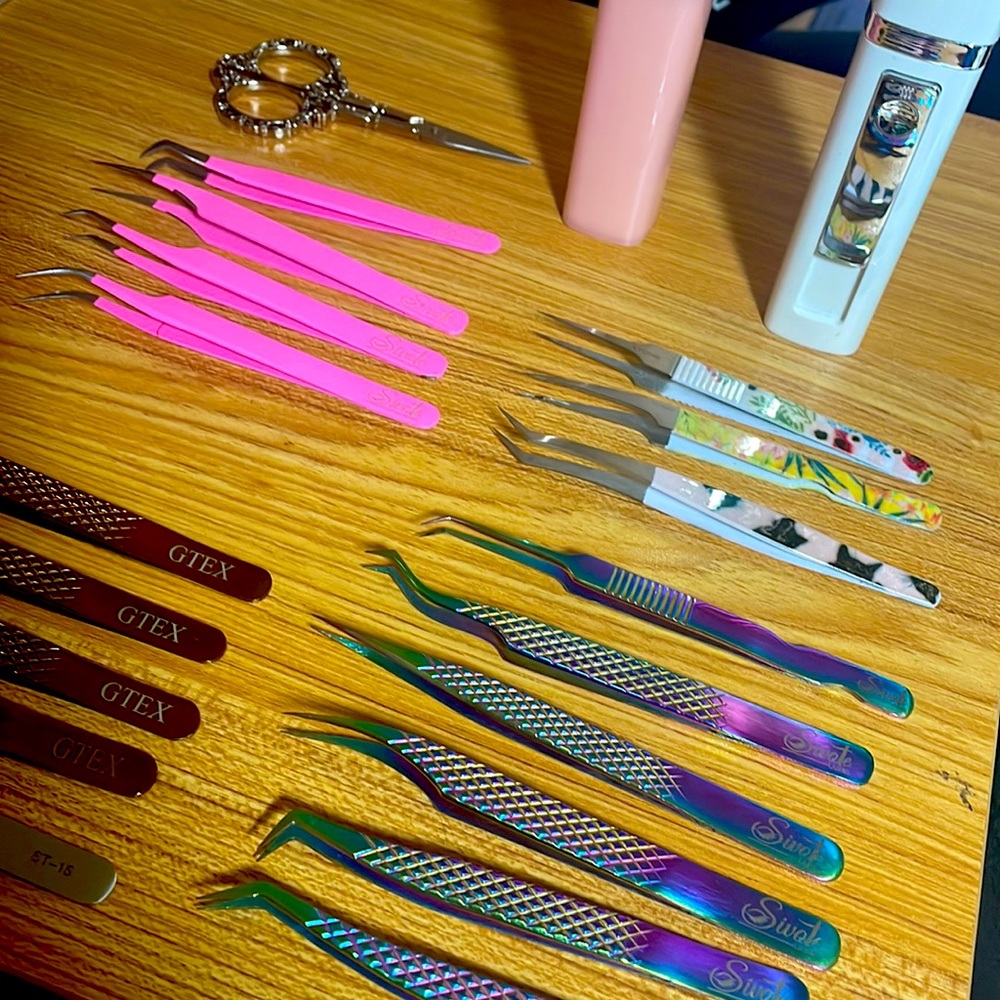 Lash Extension Tweezer bundle